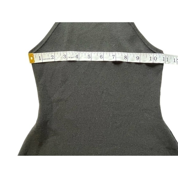 Sandro   Black Halter Neck Body-Con Mini  Ribbed Dress- Size 34- NWOT - Picture 11 of 11